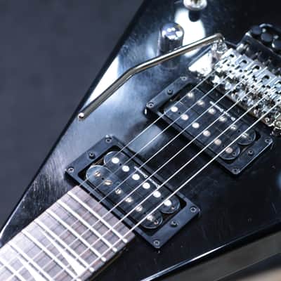 Jackson KV3 King V Black with Original Floyd Rose Bridge Electric Guitar w/Bag image 13