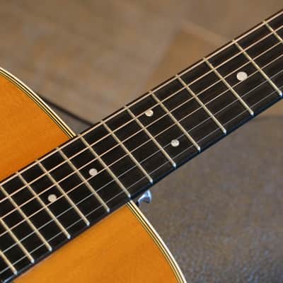 1974 Martin D-28 Dreadnought Acoustic Guitar Natural + HSC image 8
