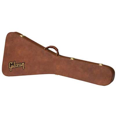GIBSON ACCESSORIES ASFVCASE-ORG Original Case Collection - Flying V Original Hardshell Case (Brown) Brown image 1