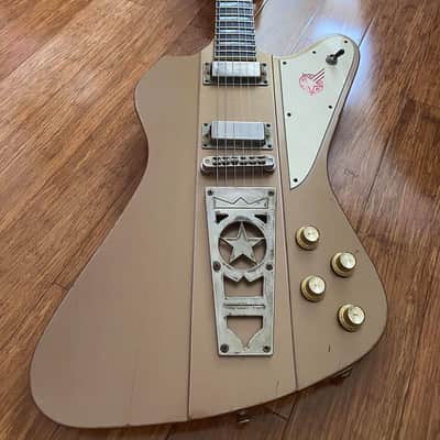 Washburn Rare USA Custom Shop Paul Stanley Starfire Time Traveller Aged Relic Golden Mist LTD w/Case image 18