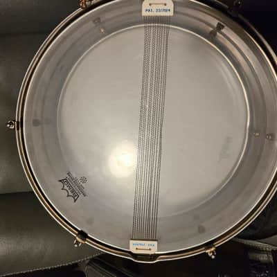 Leedy Utility Model, 5x14, 6-lug 20's/30's - nickel over brass image 5