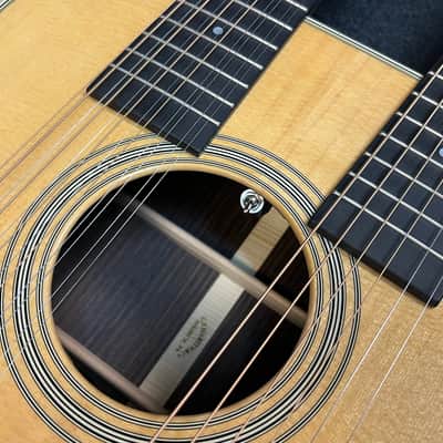 2025 CF Martin Grand J-28E DN Double Neck Acoustic-Electric Guitar Natural image 3