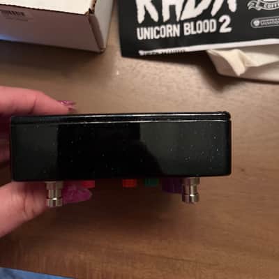 KHDK Electronics Unicorn Blood II Limited Edition Octave Fuzz 2020 - Space Sparkle Dark Matter Graphic image 5