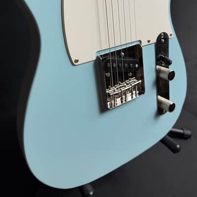 Squier Classic Vibe 50's Telecaster Electric Guitar Sonic Blue Finish (063) image 6