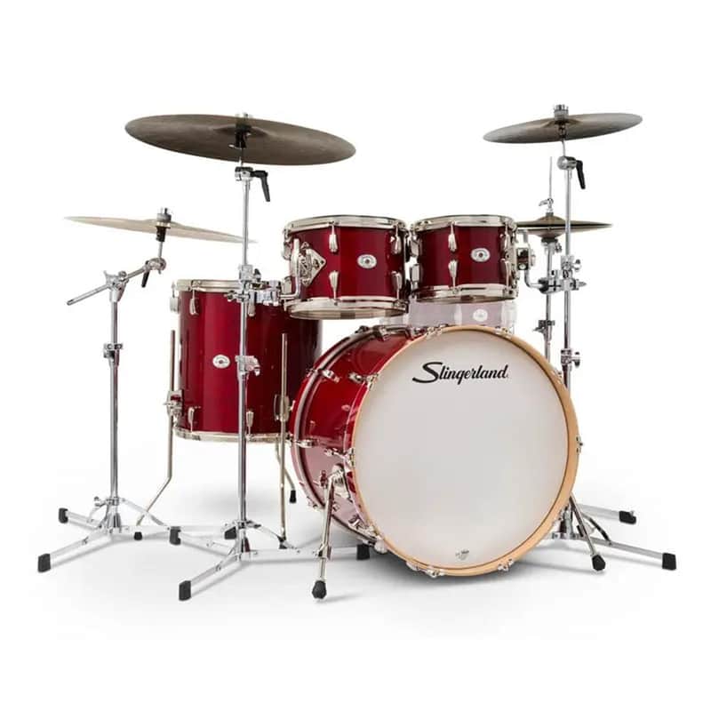 Slingerland Studio King 4pc Drum Set 22/10/12/16 Royal Crimson imagen 1