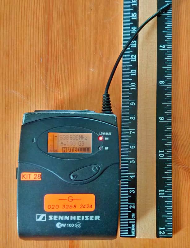 Sennheiser EK100 G3 Diversity Receiver - GB 606-648 MHz (for EW100 G3 System) image 1
