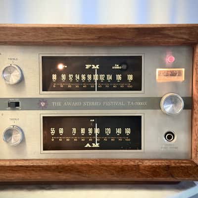 🎶✨ Harman Kardon TA-7000X Tube Stereo Receiver w/ Original Wood Case — Serviced, Tested, Manual Included image 4