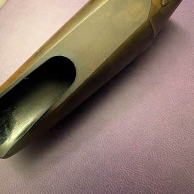 Brilhart Personaline, Alto Saxophone Mouthpiece, refaced 1950 - Hard Rubber image 3