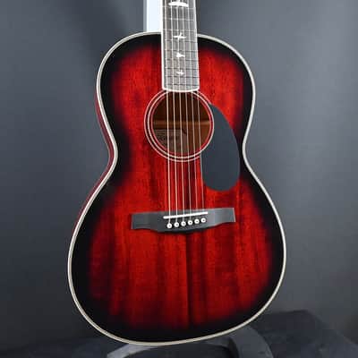 Immagine PRS SE P20E Parlor Acoustic Guitar Fire Red Burst #110 - 1