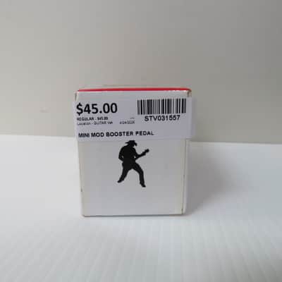 Modtone Mini-Mod Booster Guitar Pedal - White/Red image 6