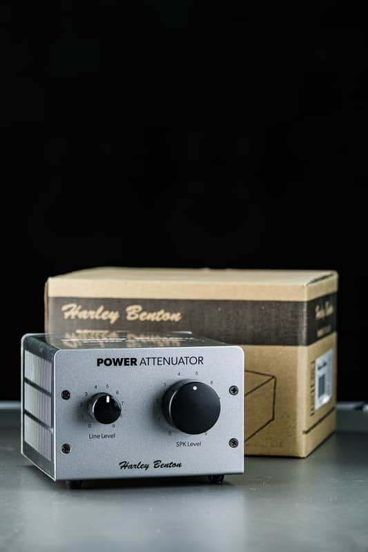 USED Harley Benton PA-100 Power Attenuator (small) 80W silver image 1