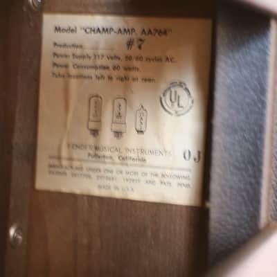 1965 Fender Champ-Amp | Serviced | Closet Classic image 10
