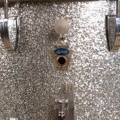 1960s Ludwig 10x14 Silver Sparkle Super Classic Parade Drum image 10