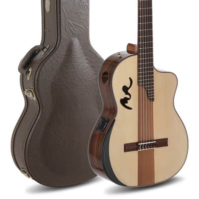 Manuel Rodriguez Cortado Santo Rosewood 4/4 Gloss E-Acoustic Cutaway (501462) image 13