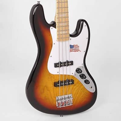 SX SJB75/3TS 75 vintage J-style electric bass guitar image 1
