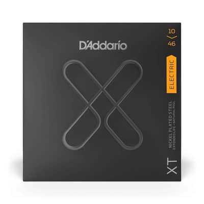D'Addario XTE1046 Nickel Plated Steel Electric Guitar Strings, Regular Light, 10-46 image 1
