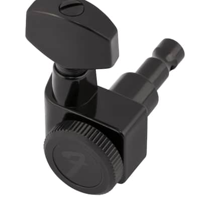 Fender Locking Stratocaster®/Telecaster® Staggered Tuning Machines (Black) (6) image 2