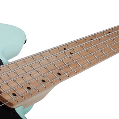 Schecter J-5 LH Sea Foam Green 5-String Left-Handed Electric Bass Guitar   J5 image 7