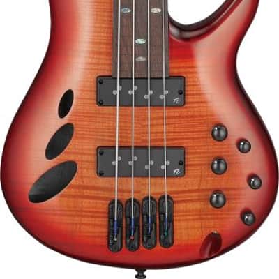 Ibanez SRD900FBTL Bass Workshop Fretless Bass Guitar - Brown Topaz Burst image 2
