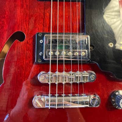 Guild - SF4 Starfire IV Electric Guitar 1990's - Transparent Red image 4