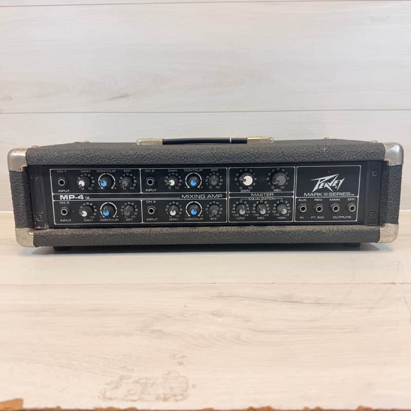 Peavey MP-4 Mark III 100H 4-Channel Powered Mixer Amp Head – Made in USA 1979 image 1