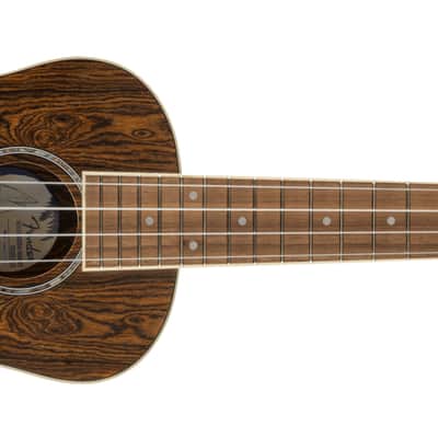 Fender Zuma Exotic Concert Ukulele Walnut FB Bocote image 1