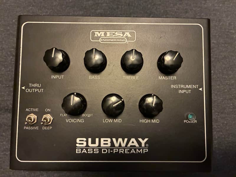 Mesa Boogie Subway Bass DI/Preamp for $294 - Lowest Price Ever!