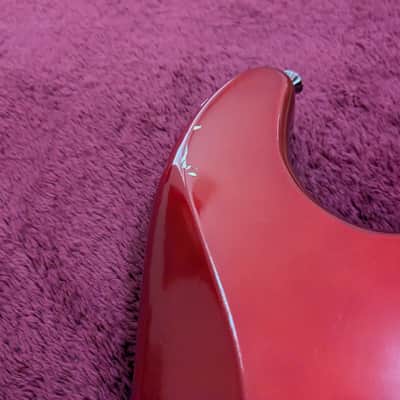 Arbor 416L-MR Lefty Strat copy 1980s - Metallic Red - Made in Korea image 6