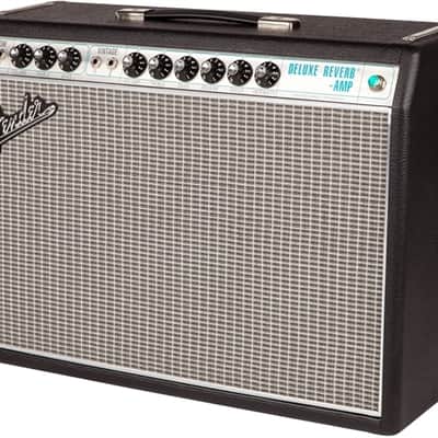 Fender '68 Custom Deluxe Reverb Tube Guitar Combo Amp image 1
