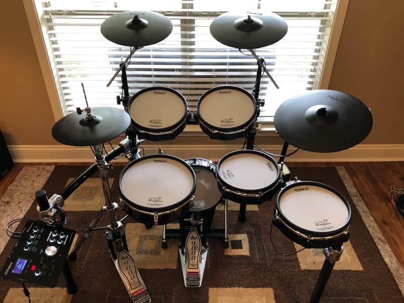 Upgraded Pads, Cymbals and rack Roland TD-25KV image 1