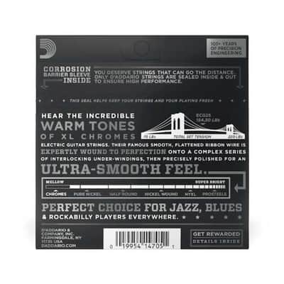 D'Addario ECG25 12-52 Light XL Chromes Electric Guitar Strings image 2