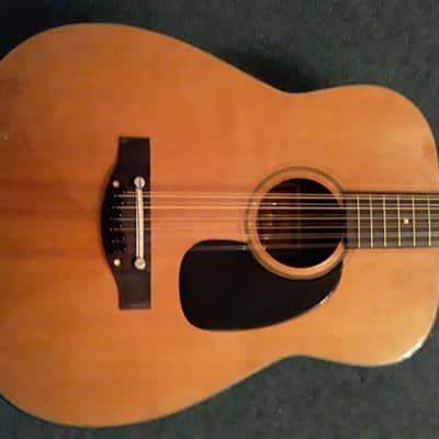Vintage 70's Aria 12-String Acoustic Guitar MIJ Matsumoku + Case image 3