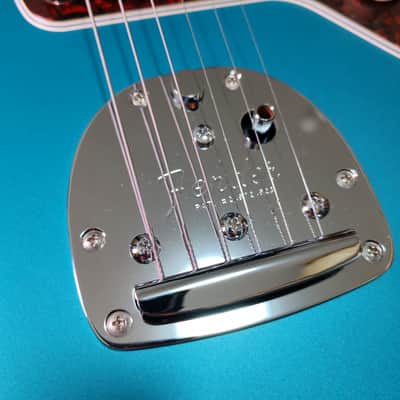 *NEW IN BOX* 2023 Fender Japan FSR Hybrid II Jazzmaster Satin Ocean Turquoise Metallic with Matching Headstock, MIJ JD23 image 11