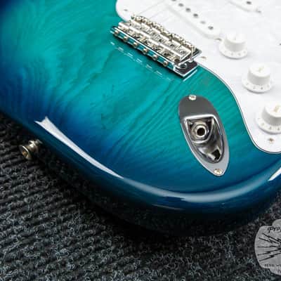 Tokai AST-108 S-Style MIJ Blue Burst Trans Ash Rosewood Alnico 2 Made in Japan image 13