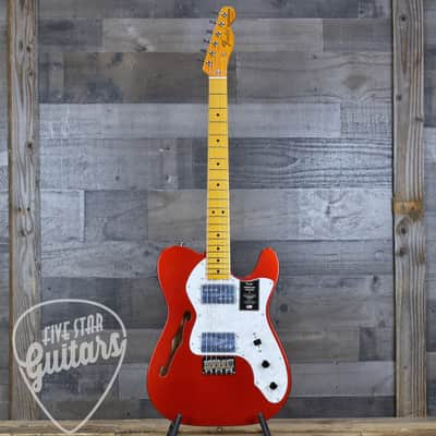 Mint Fender American Vintage II 1972 Telecaster Thinline - Candy Apple Red with Hardshell Case image 3