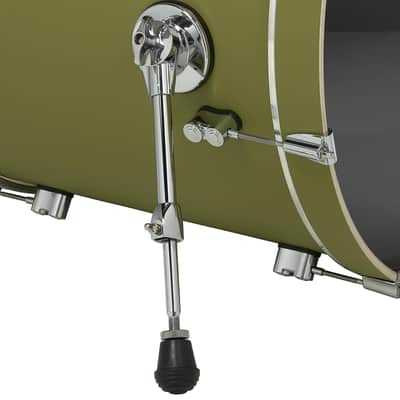 PDP Concept Maple 4-Piece Fusion Shell Pack, Satin Olive (PDCM20FNSO) image 4