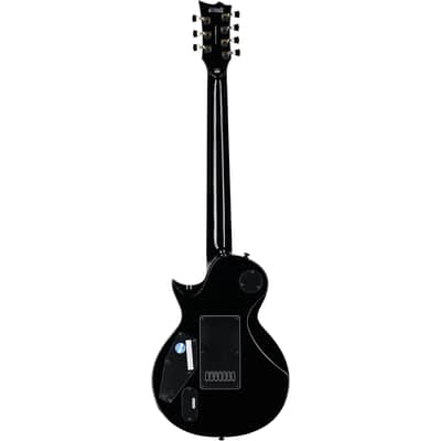 ESP LTD Deluxe EC-1007 Baritone Evertune Electric Guitar, Black image 5