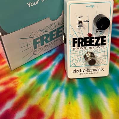 Electro-Harmonix Freeze Nano Sound Retainer Sustain Pedal 2010 - Present - Blue / Gray image 1
