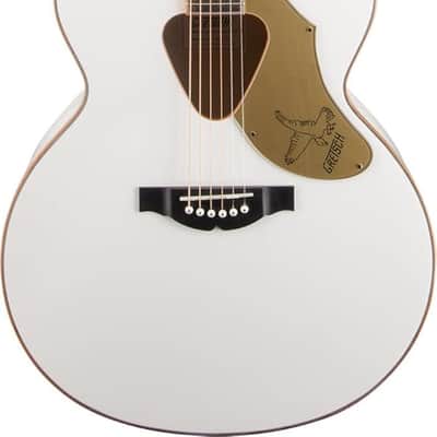 Gretsch G5022CWFE Rancher Falcon Jumbo Acoustic Electric Guitar - White image 1