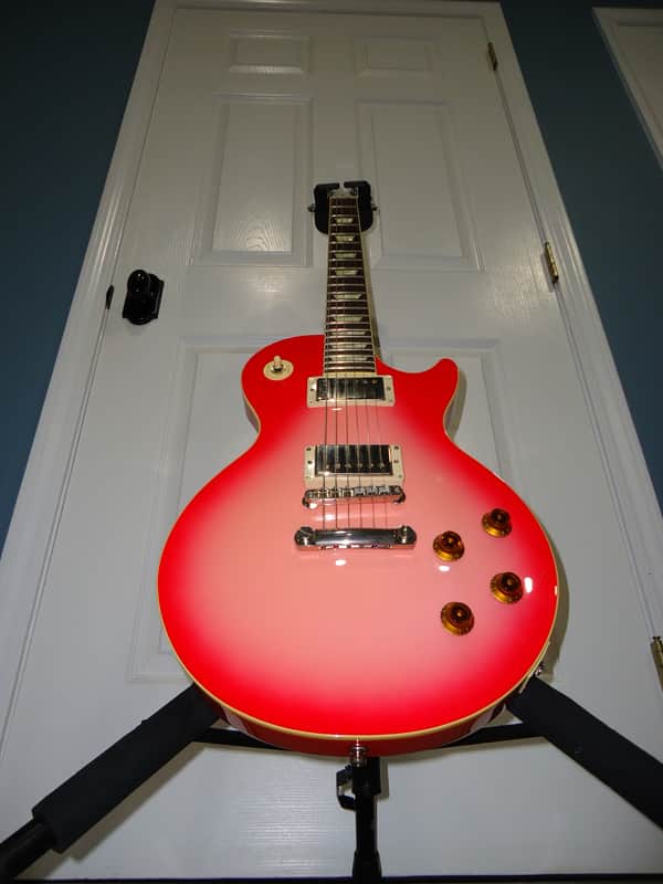 2005 Epiphone Jay Jay French Elitist Les Paul Standard Pinkburst Electric Guitar JJ Twisted Sister image 1