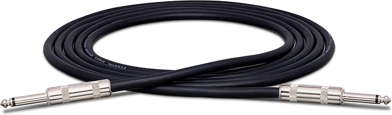Hosa SKJ-625 1/4" TS to 1/4" TS Speaker Cable, 25 Feet image 1