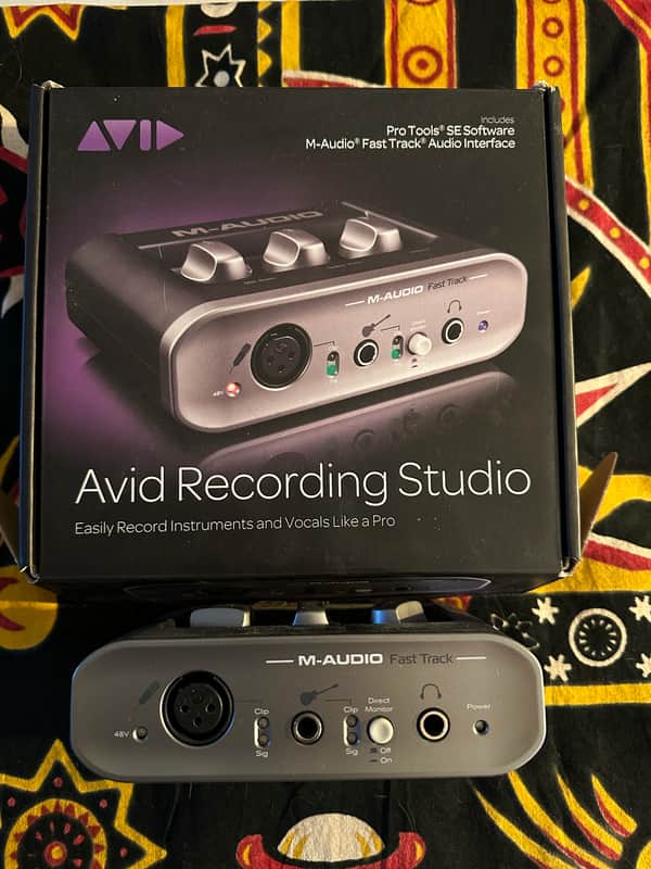 M-Audio Fast Track USB Audio Interface 2000s - Gray image 1