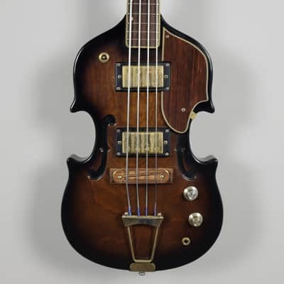 1970's Cameo  Deluxe Violin Bass With OHSC Luthier Project image 1