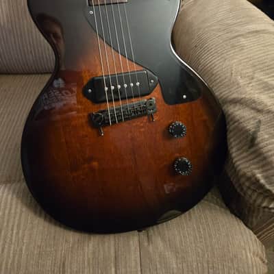 Gibson Les Paul Junior 2001 - Dark Tobacco burst/ RARE/ Leo Quan T.O.M bridge image 2