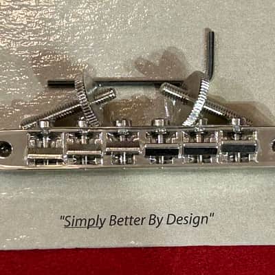 TonePros TP6-C Standard Metric Locking Tune-O-Matic Bridge 2020’s - Chrome image 2