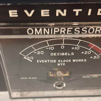 Eventide Omnipressor Model 2830 Dynamic Effects Processor 1974 - Black with Black Meter image 4