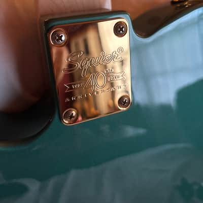 Squier 40th Anniversary Gold Edition Telecaster 2022 - Present - Sherwood Green image 7