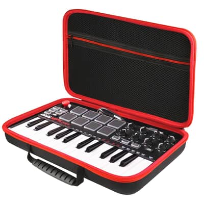Carrying & Protective Case For Akai Professional Mpk Mini Mk3 & Mkii | Mpk Mini Play -25 Key Usb Midi Keyboard Controller (Case Only)