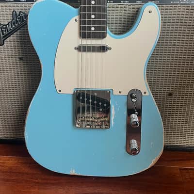 Guitar Mill - MJT Telecaster - Sonic Blue Nitro image 1