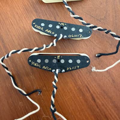 Virgil Arlo White Label 1954 Strat pickups/covers image 2